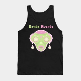 Santa Muerte / green_pink Tank Top